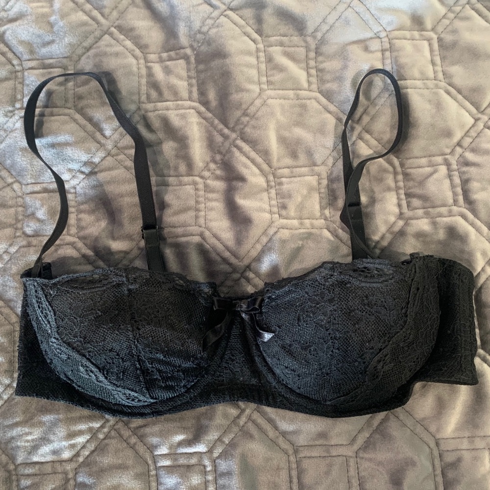 Agent Provocateur Black Lace Love Bra